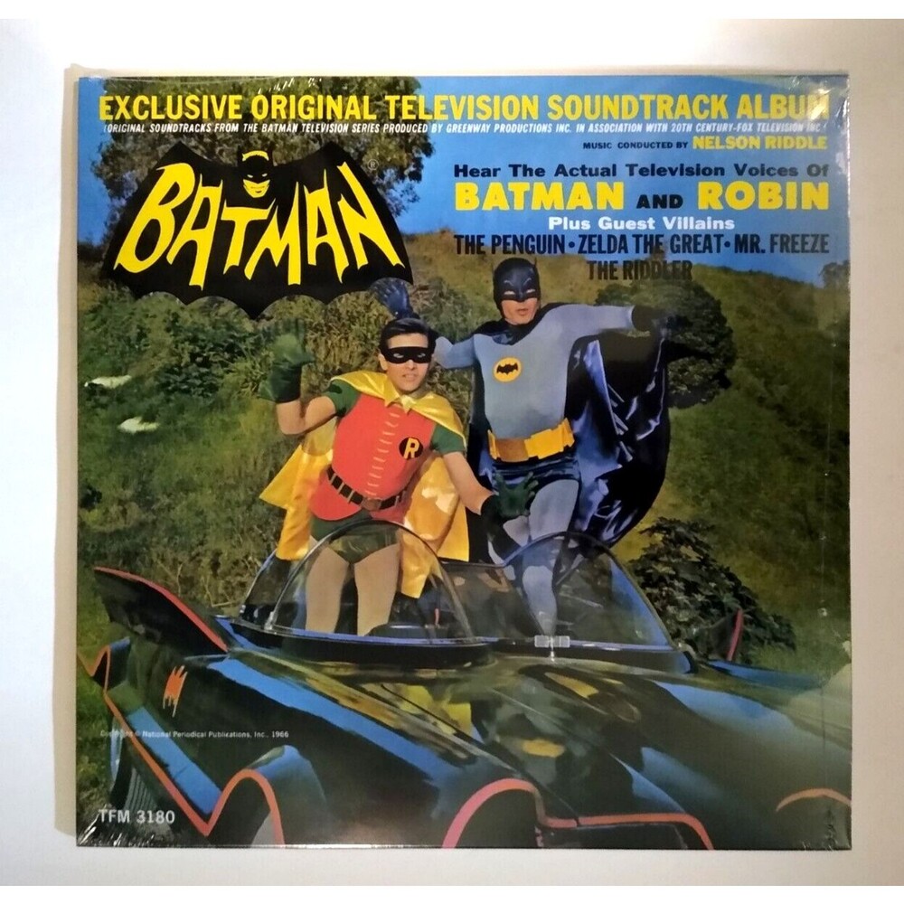 Batman Vinyl Record Television LP Soundtrack Album Nelson Riddle 2014 Jazz Rock